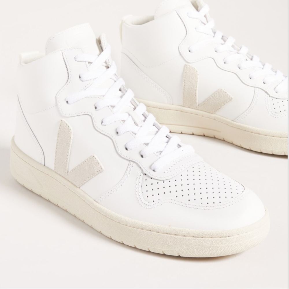 Veja V-15 High Top Sneakers